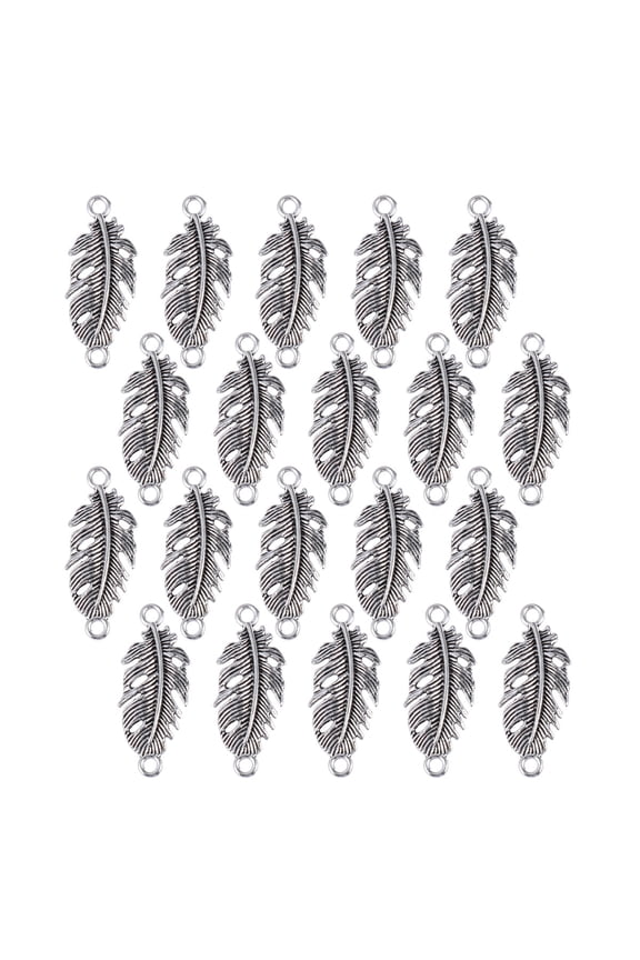 20pcs Alloy Pendant Charms DIY Jewelry Making Accessories for Necklace Bracelet (Silver)