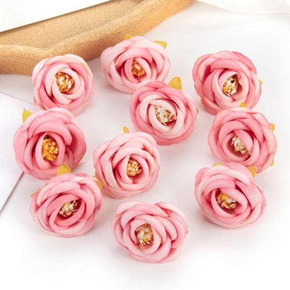 20pcs Artifical Rose Flowers Fake Foam Rose for Wedding Aisle Party Favor Jewelry Candy Sheer Flower Decoration