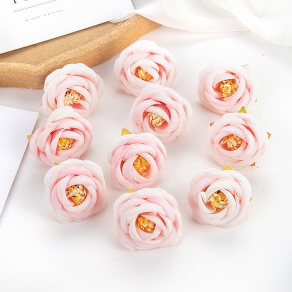 20pcs Artifical Rose Flowers Fake Foam Rose for Wedding Aisle Party Favor Jewelry Candy Sheer Flower Decoration