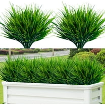 20pcs Artificial Fake Flowers,Plastic Flowers for Outdoor Decoration, UV Resistant Faux Flowers Shrubs, Artificial Plants for Indoor Outside Garden Home Wedding Farmhouse（5 Colors） A