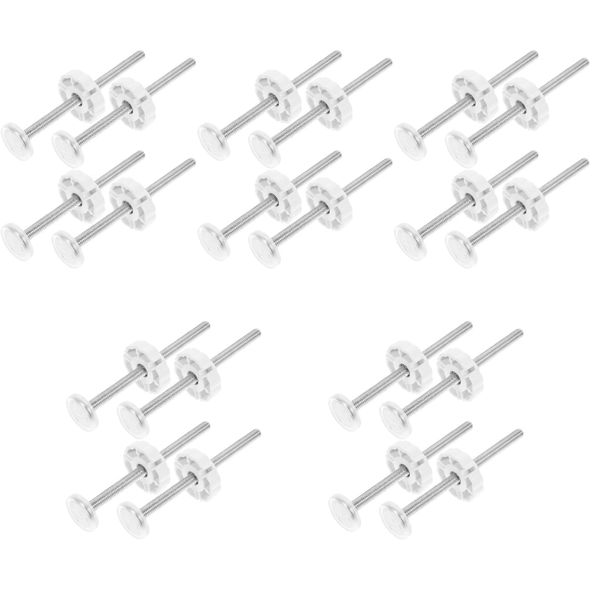 Threaded Spindle Rods 20pcs Baby Gate Threaded Spindle Rods Replacement Bolts Baby Gate ...