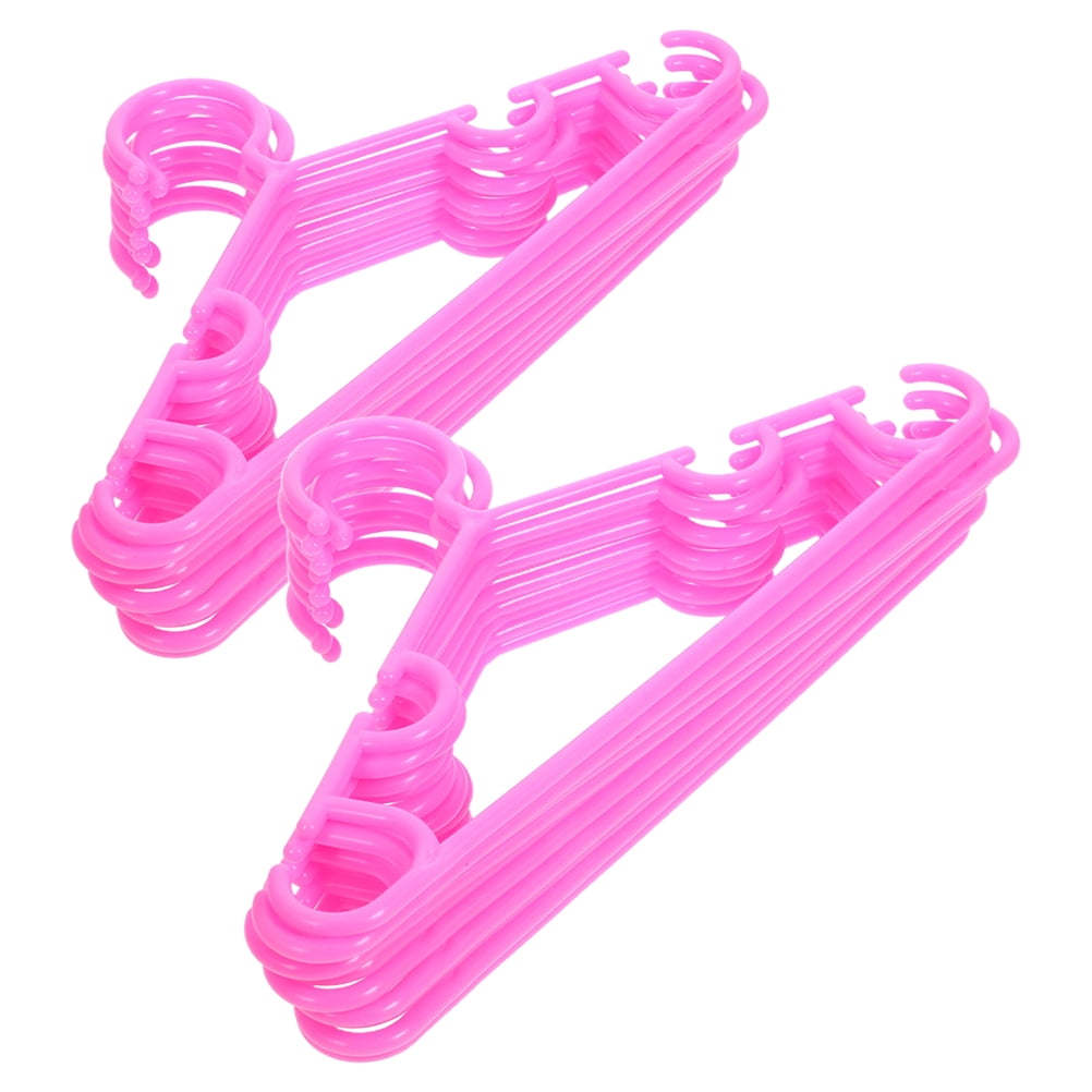 20pcs Baby Hangers For Closet Plastic Kids Hangers Clothes Hangers Non Slip Baby Hangers For Nursery Heavy Duty Clothing Hangers