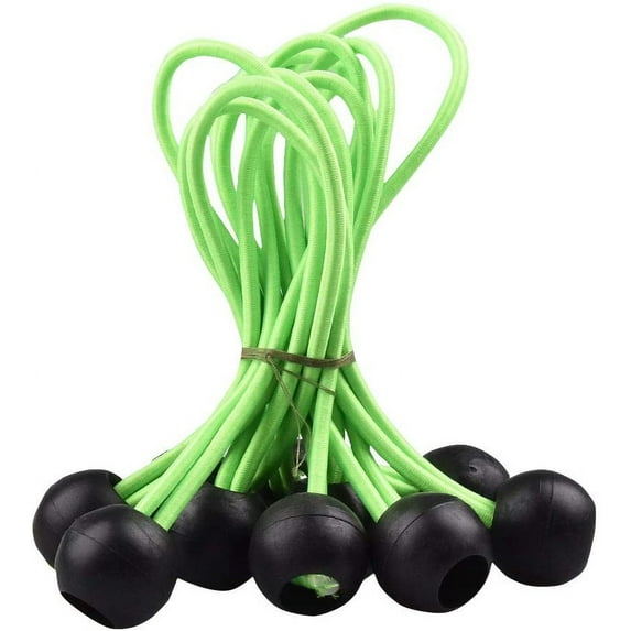 20pcs Ball Head Bungee Cord Tarp Canopy Tie Down Strap Outdoor Camping Tent Strapping Tape