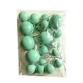 thumbnail image 1 of 20pcs Ball Shaped Cake Topper Cake Decoration DIY Glitter Cupcake Insert for Birthday Christmas Wedding Baby Shower, 1 of 10