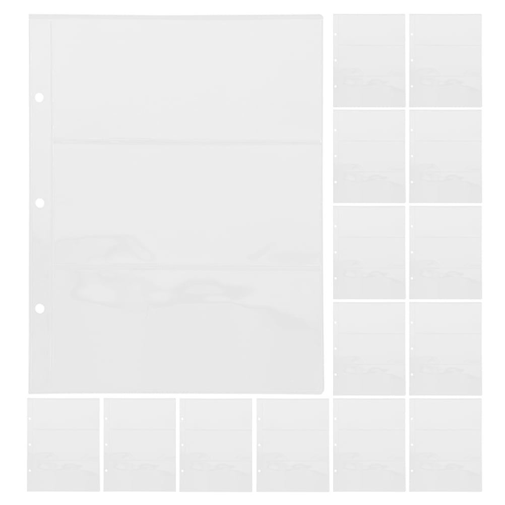 20pcs Banknote Album Paper Money Album Book Bill Banknote Stamp Holder