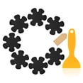 thumbnail image 1 of 20pcs Bathtub Stickers Non-Slip, Safety Shower Treads Adhesive Appliques with Scraperblack, 1 of 7