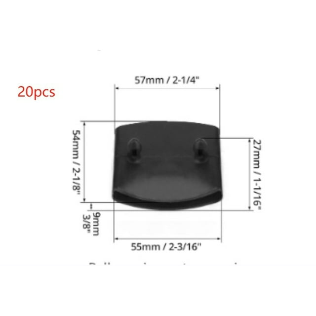 20pcs Bed Slat Holders Center Bed Slat Caps Bed Slat Connector