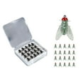 thumbnail image 1 of 20pcs Bionic Fly Fishing Bait, Color Small Fly Hook Fly Fishing Bait E6Y0, 1 of 9