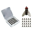thumbnail image 1 of 20pcs Bionic Fly Fishing Bait, Color Small Fly Hook Fly Fishing Bait U4Z6, 1 of 9