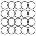 thumbnail image 1 of 20pcs Black Nitrile Butadiene Rubber NBR O-Ring 23.52mm Inner Dia 1.78mm Width, 1 of 2