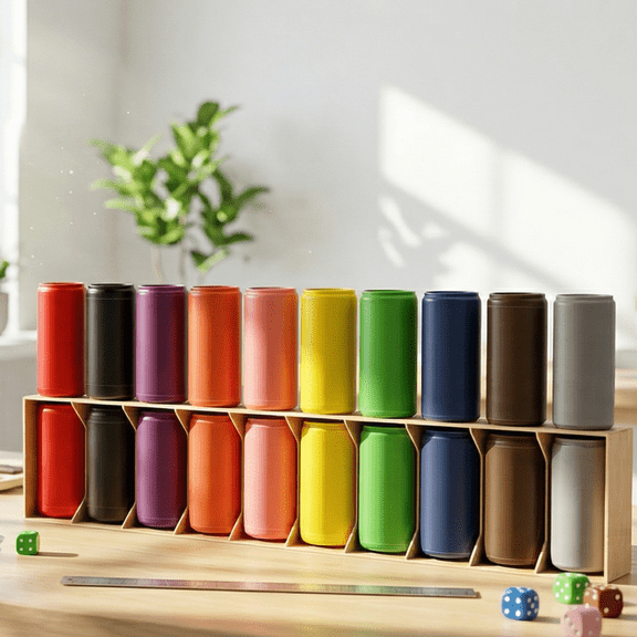 20pcs Bottle Color Match Game, Color Stack Game & Color Stack Challenge, Tabletop Game with Storage Box, Kids Toys for Kids 8-12, 2–4 Players, Easter Gifts for Travel