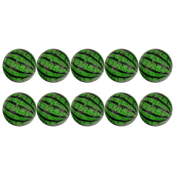 20pcs Bounce Balls Watermelon Pattern Bouncy Balls Creative Jumping Balls