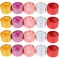 20pcs Box Round Jewelry Box Finger Ring Gift Case Earring Case