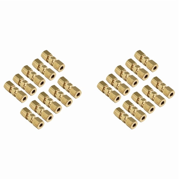 20pcs Brake Line Connector Without Flaring 4.75mm 3/16 Useful Brake Line Connector for  Brake Line Car Accessories