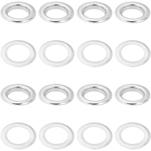 20pcs Brass Grommet Eyelet Findings for bag Making Flat Round Platinum 42x6mm Inner Diameter: 26mm