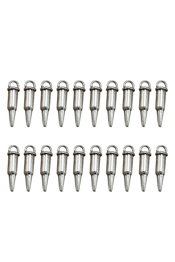 20pcs Bullet Charm