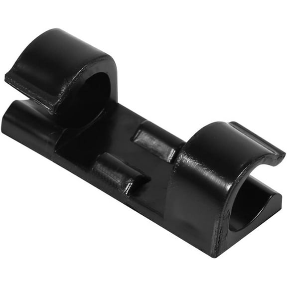 20pcs Cable Clips, Self Adhesive Wire Holder, Cord Drop Clip Organizer, Management Clamp Fit for TV PC Laptop Cable Desktop Home Office(Black)