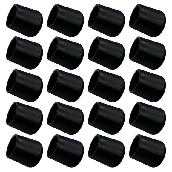 20pcs Camping Folding Chair Leg Cap Table Leg Cap Foot Mat Tent Pole Cap
