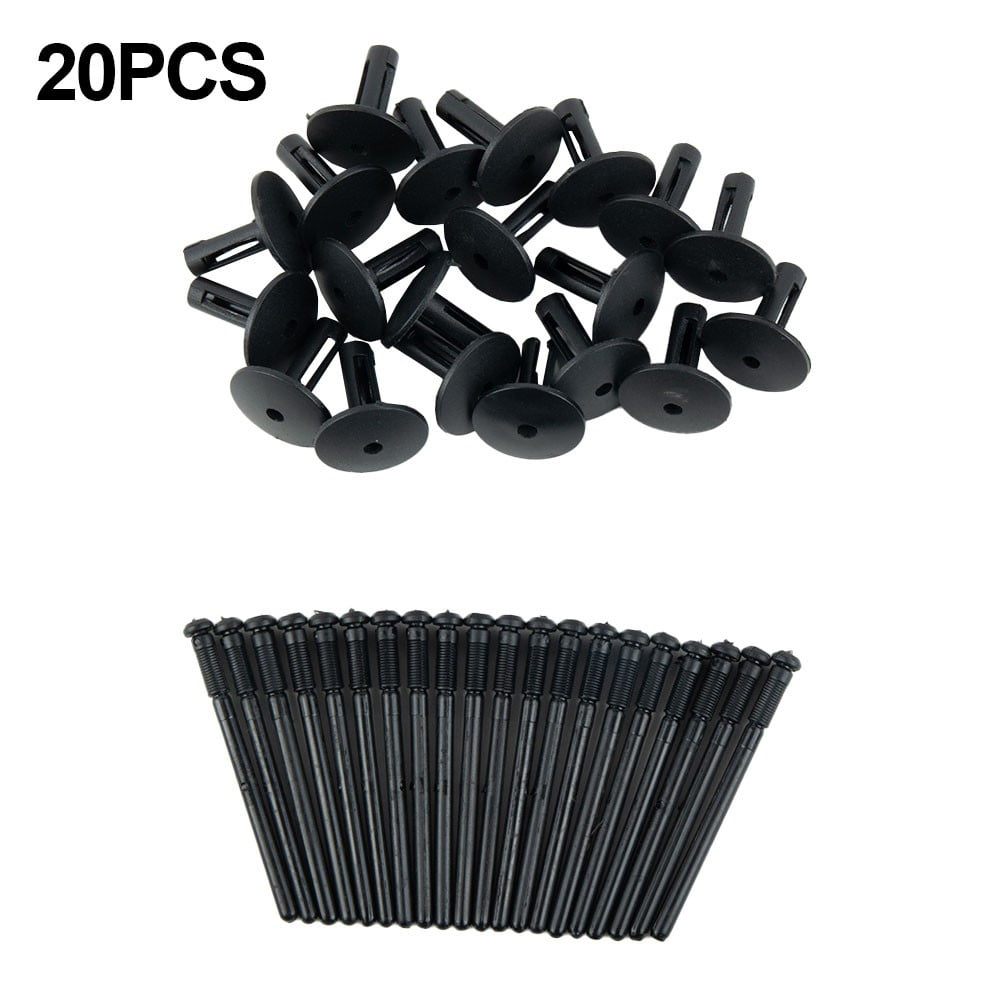 20 Clips Pare-Chocs BMW - Métal Noir - Pour Série 3/4/5/6/7 X1/X3/X5/X6 - The Lord Of The Tools