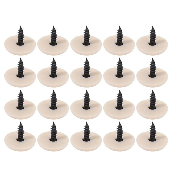 20pcs Car Headliner Ceiling Kit Repair Button Sagging Headliner Pin Rivet Snap Button Beige 20 Mm for Cars, Trucks, Motorcycles,