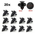 thumbnail image 1 of 20pcs Car Plastic Rivet Fastener Mud Flaps Bumper Fender Push Clips for Nissan, 1 of 5