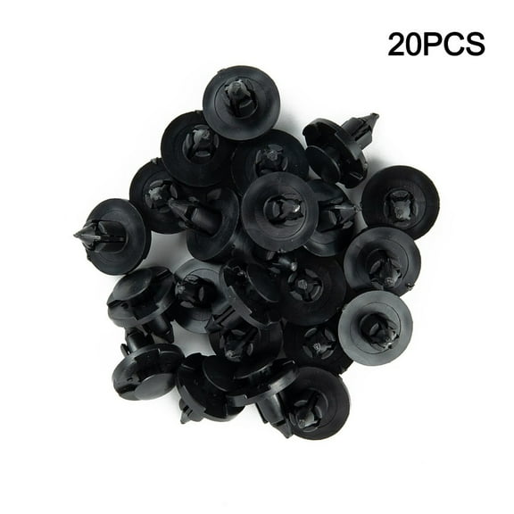 20pcs Car Plastic Rivet Fastener Mud Flaps Bumper Fender Push Clips for Nissan