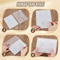 thumbnail image 1 of 20pcs Clear Stamps Storage Bags with Panels 7x5 inch Die Storage Bag Clear Scrapbooking Storage Envelopes Cutting Die Stencil Organizer Holder Stamp Storage Pocket for DIY Scrapbooking, 1 of 5