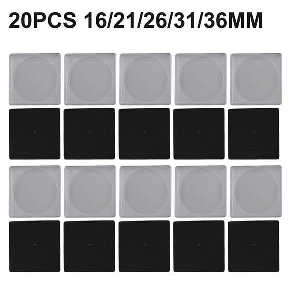 20pcs Collection Organizer Storage Box Coin Capsule Case Container Square