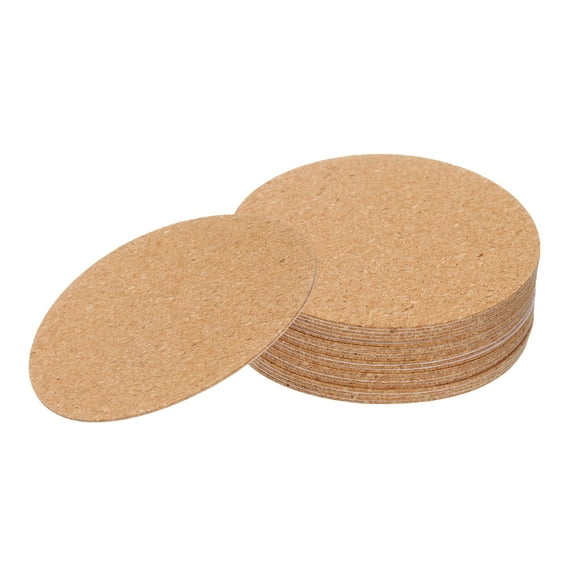 20pcs Cork Coasters for Drink, 3 Inch Round Drink Coaster Absorbent Coffee Coaster