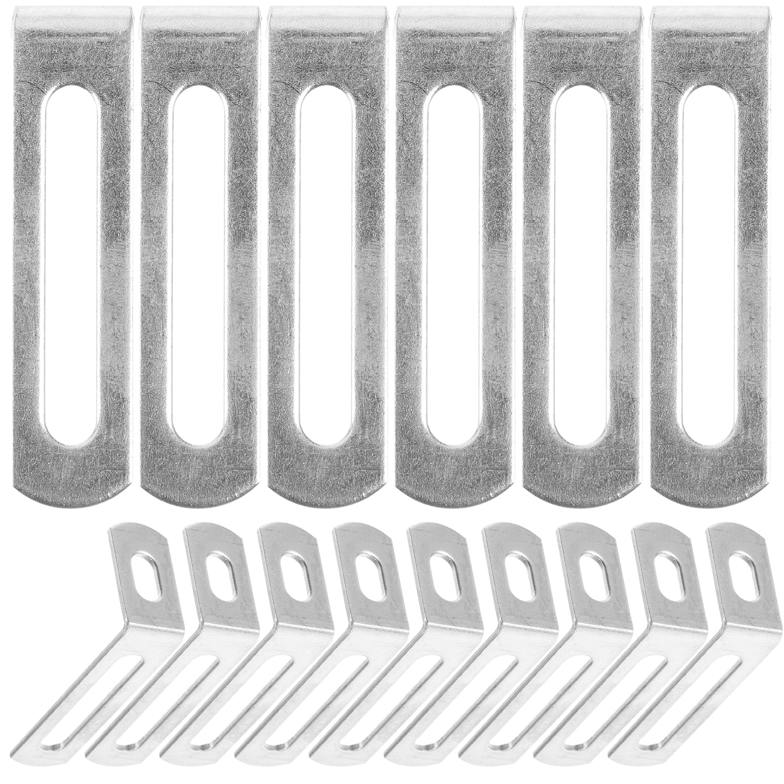 20pcs Corner Brackets Slotted Hole Corner Braces Right Angle Brackets