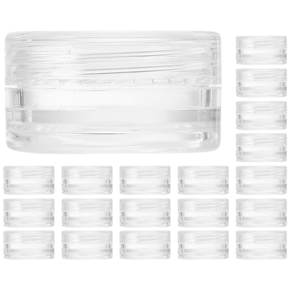 20pcs Cosmetic Cream Jar 3g Cosmetic Sample Container Facial Cream Lotion Jar
