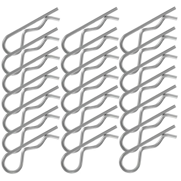 Worgeous 20pcs .6x32 Hitch Pin Clip Small Cotter Pin Spring Retaining Wire Hair Pin