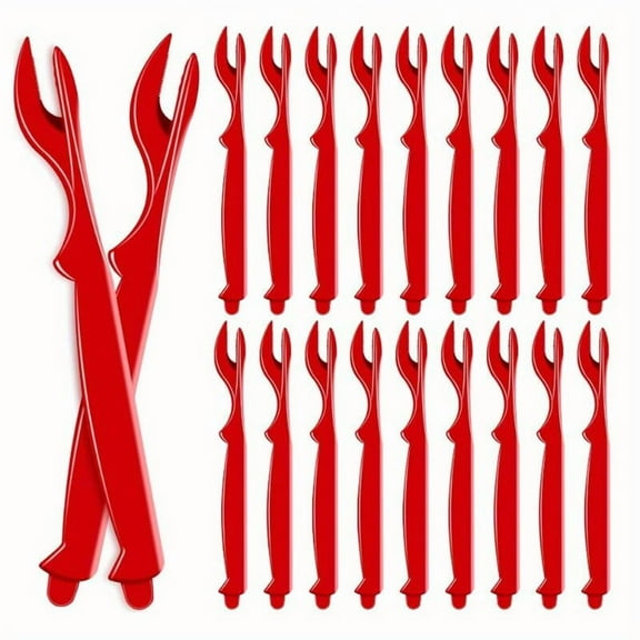 20pcs Crab Eating Tools Easy-Grip Seafood Cracker Tool Set Crackers Picks Tools Set for Lobster, Crab, Crawfish, Prawns, Shrimp, Easy Opener Shellfish Picks Knife, Seafood Tools