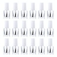 20pcs Cylindrical Empty Nail Polish Bottle Glass Nail Varnish Bottles
