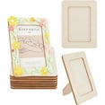 20pcs DIY Wood Picture Frames 7.6x5.6 inch Unfinished Photo Frames