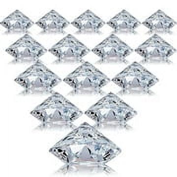 20pcs Diamond Place Card Holders Acrylic Crystal Clear Stands Table Number Holder for Wedding Baby Shower Party Decoration.