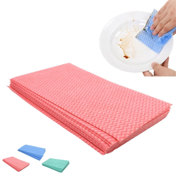 20pcs Disposable Dish Cloths & Foodservice Wipes,Disposable Cleaning Towels Heavy Duty Reusable Cleaning Cloths Dish Rags for Kitchen, Restaurant