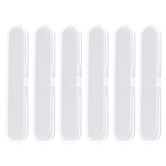 STRANDCHIC 20-Pack Small Clear Plastic Storage Containers for Organizing Home, Office, Craft Supplies, Kitchen and More