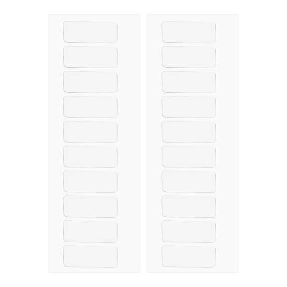 20pcs Double Sided Adhesive Pads, 1.9 x 0.7inch Removable Rectangle Poster Tape Double Sided Tape Nano Wall Mount Stickers for Walls Hanging