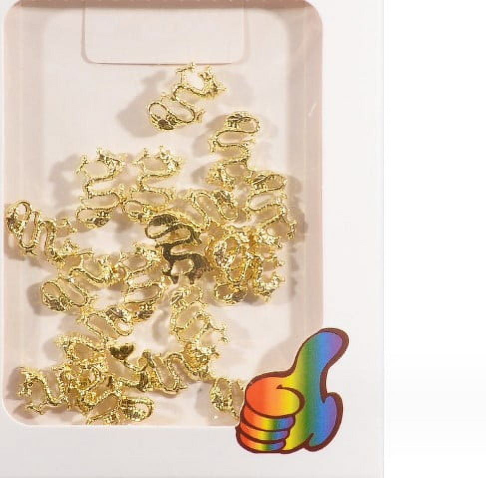 Real Beachy Things Gold Charms Decoration #03 – DND Gel USA