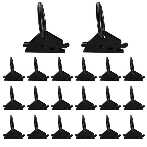 20pcs E Track O-Rings Tie Down Anchors E Track Accessories for Trailers Trucks for Fixing Flatbed Trailer Goods