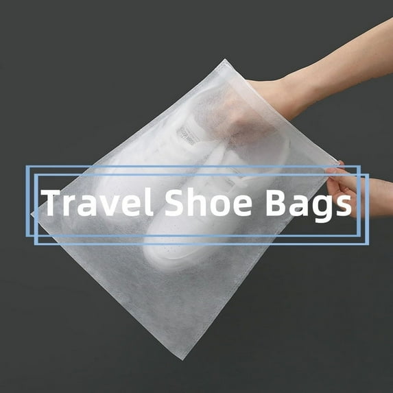20pcs Eco-friendly Travel Shoe Bag Reusable Storage Bags, Non-Woven Breathable Dustproof Bag for Women & Men
