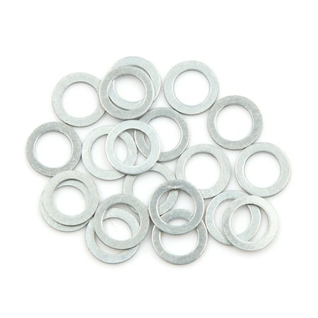 20pcs Engine Oil Crush Washers Drain Plug Gaskets 8mm ID. 12mm OD. for Auto Car