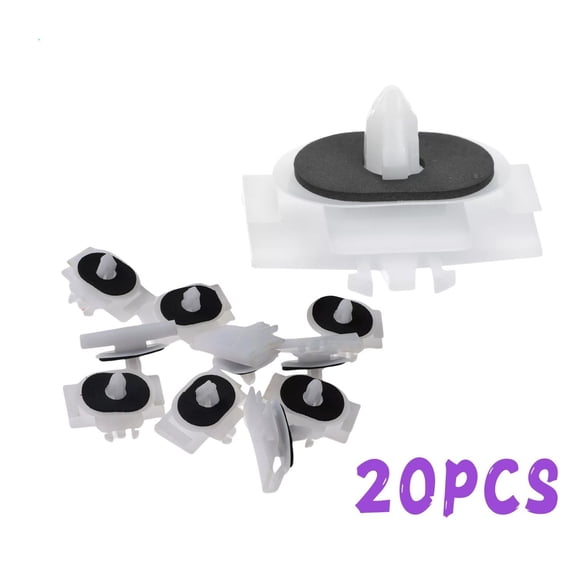 20pcs Exterior Rocker Panel Trim Molding Retainer Clips for Cadillac Chevrolet