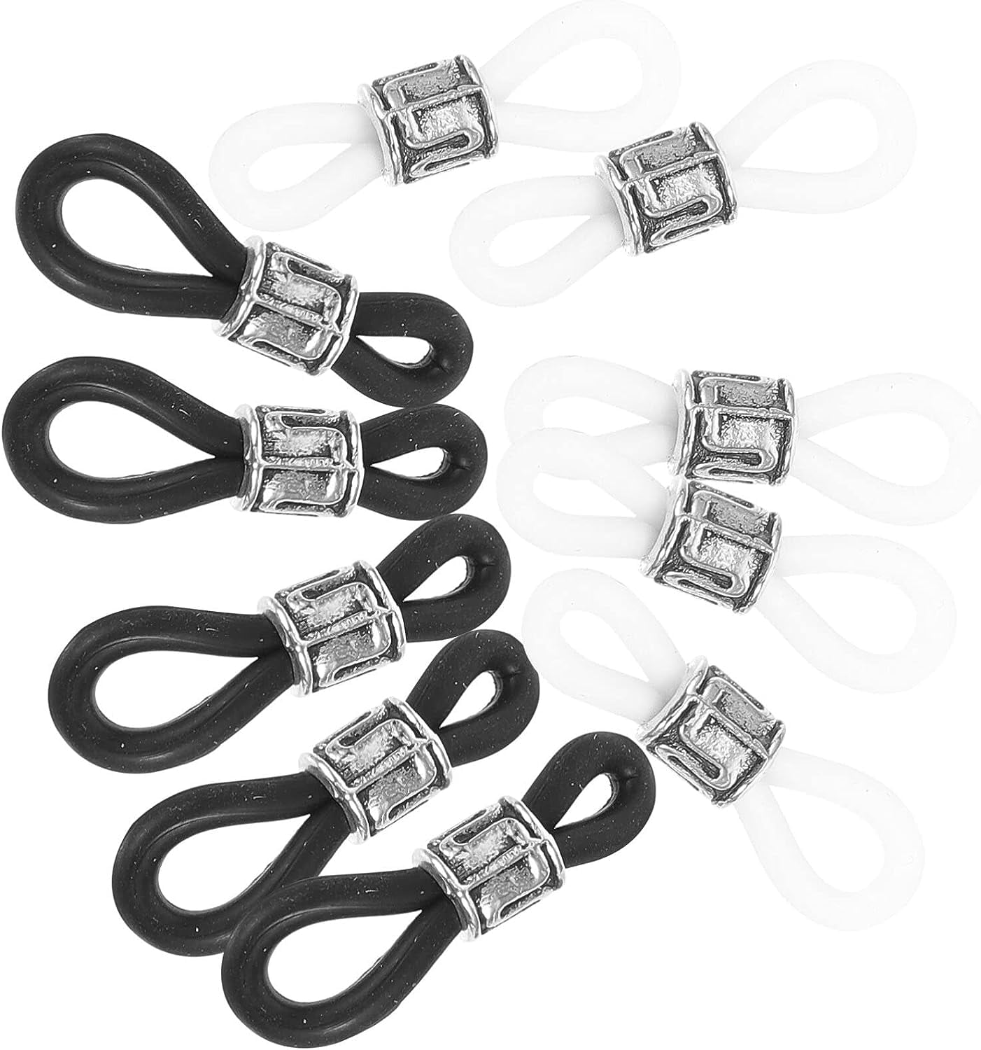 20pcs Eyeglass Chain End Silicone Eyeglass Chain Holder Adjustable Spectacle End Connectors Sunglasses Necklace Chain Walmart