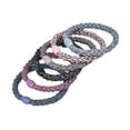 20pcs Fashion Braided Hair Ties Elastic Hair Rope Ponytail Holders