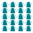 thumbnail image 1 of 20pcs Flocked Cloth Drawstring Bag 3.1 x 3.9 Inch Jewelry Flocked Pouches Gift Bags for Wedding Party Favor Candy Jewelry Packaging Organizing Storage, Blue, 1 of 7