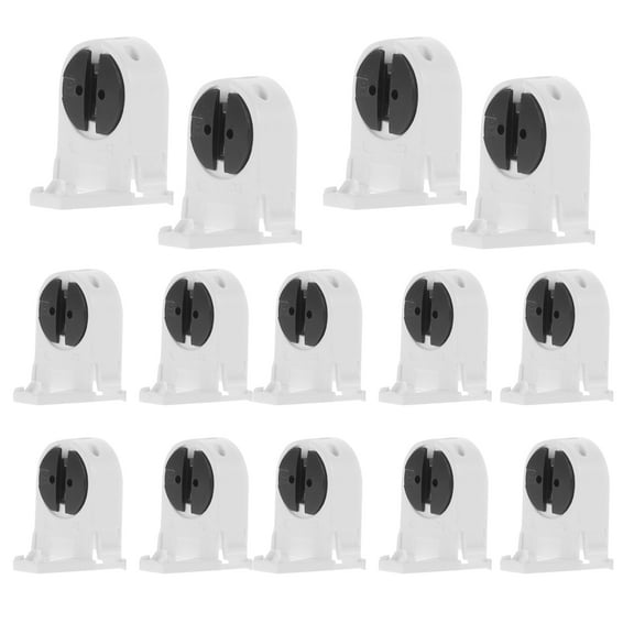 20pcs Fluorescent Tube Light Socket Holder Lamp Tube Holder Tube Light Bracket