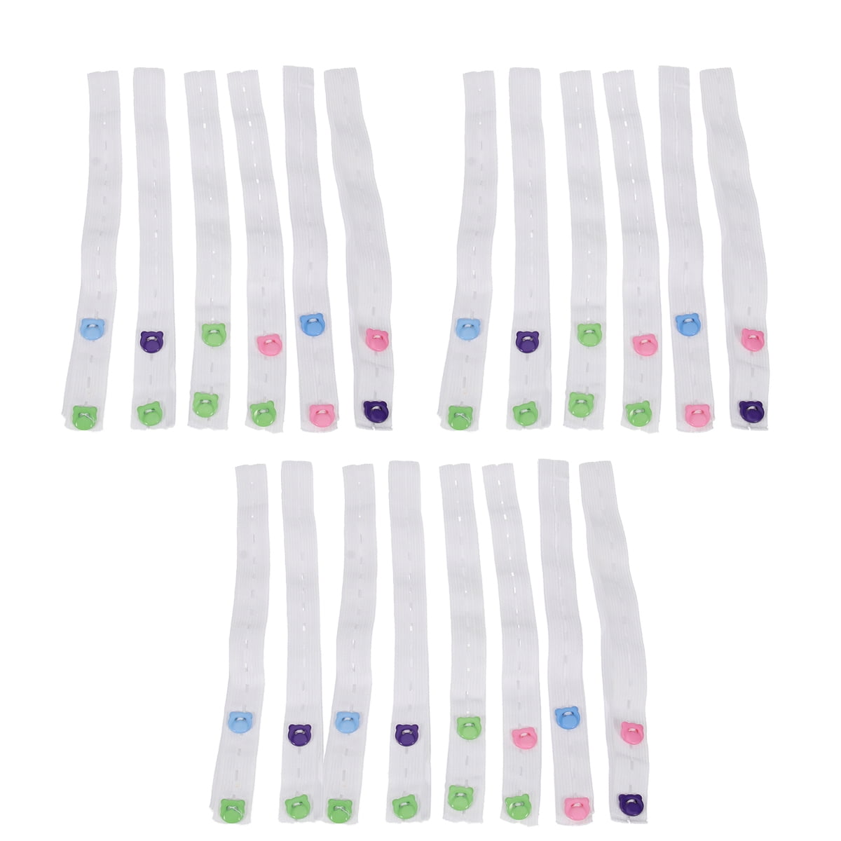 20pcs Fold Over Elastic Infant Baby Diaper Tape Safety Nappy Fixing