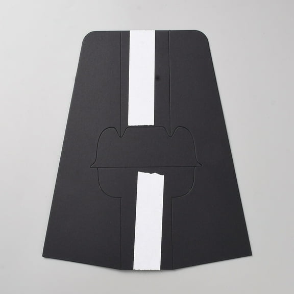 20pcs Folding Cardboard Tabletop Easel Backs Picture Frame and Art Stand Black 280x235x1mm